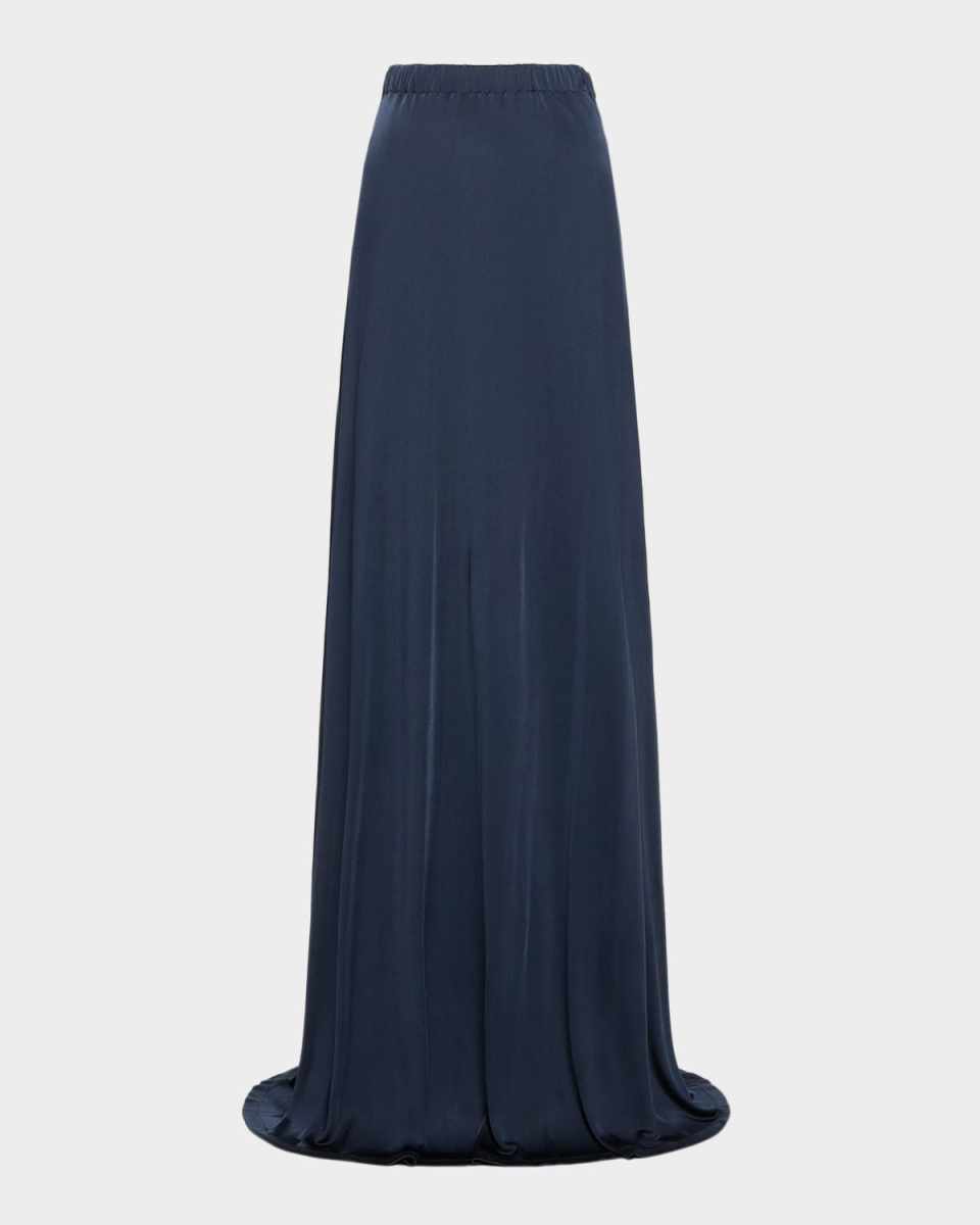 Chris Satin Maxi Skirt